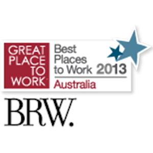 Named as the 12th best place to work in Australia – ranked higher than Google!