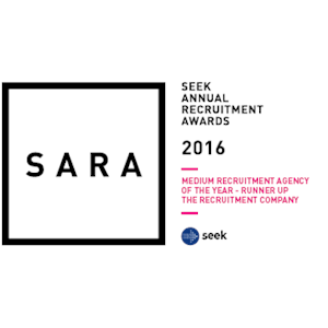 SARA Medium Recruitment Agency of the Year 2016 Runner Up